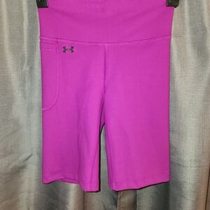 Under Armour Women's Vibrant Purple Bike Shorts